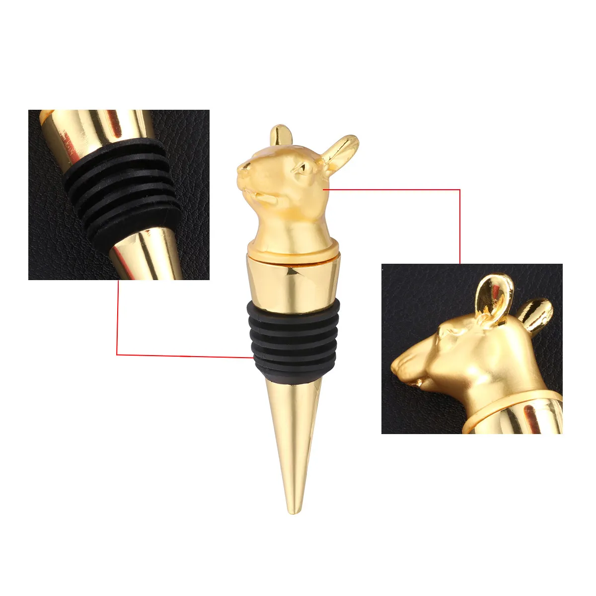 

Zodiac Signs Red Wine Stopper Premium Reusable Air Tight Bottle Stopper for Wine Olive Oil Vinegar Home Party Bar Decor Gift