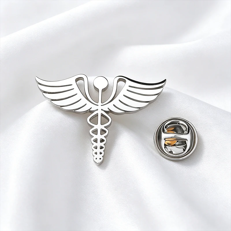 Custom Logo Brooches Custom Stainless Steel Patterns Pins Badge Personalized Logo Clothing Pins Suit Brooch Man Badges Wholesale view 4