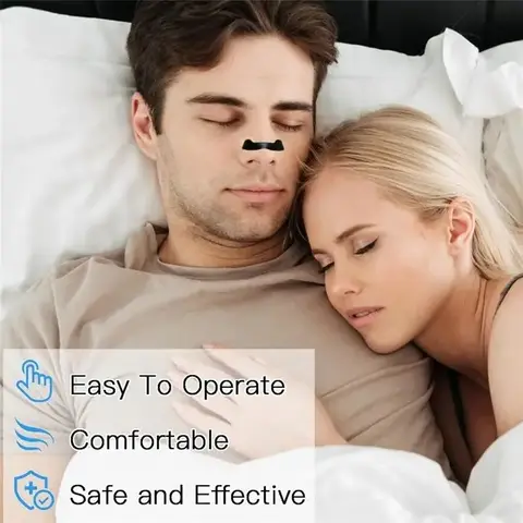 Nighttime Nasal Strips kit, Anti Snoring Nasal Dilator, Support Smooth Breath for Better Restful Sleep