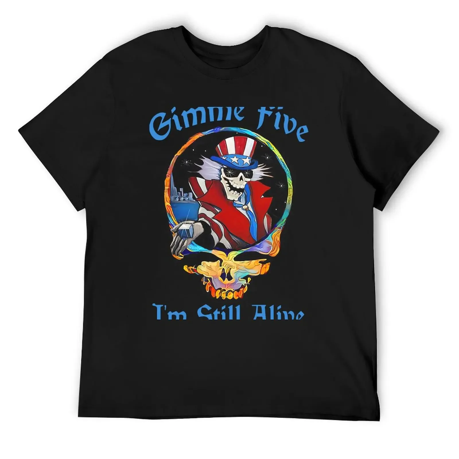 

Gimme five i'm still alive T-Shirt tops oversized summer tops mens cotton t shirts