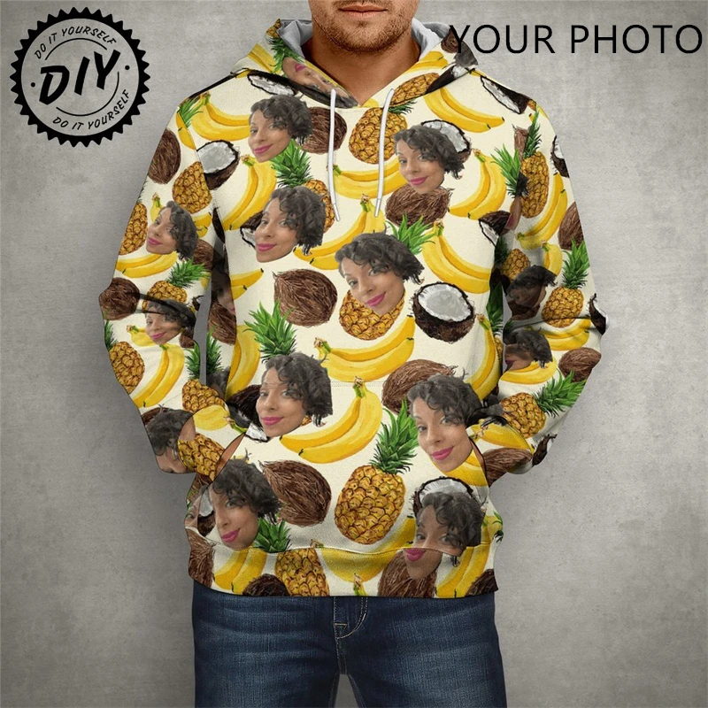 

Милая толстовка с графическим рисунком на заказ, осенняя подарочная одежда по индивидуальному заказу, толстовка унисекс с капюшоном «сделай сам», повседневные женские толстовки, мужские топы