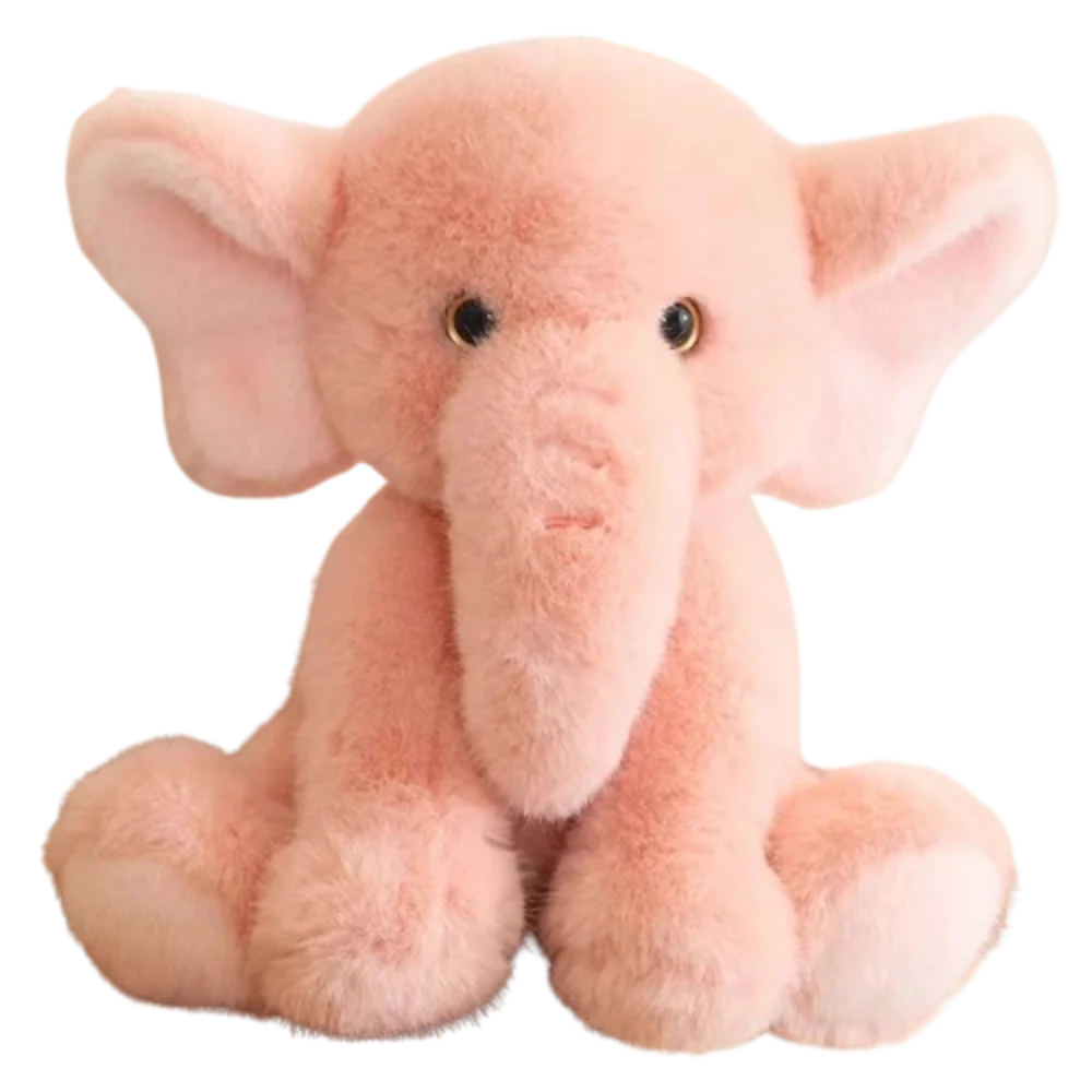 

Cute Long Nose Elephant Plush Doll Creative Stuffed Cartoon Elephant Plush Toys 23/35cm Collection Animal Stuffed Toys