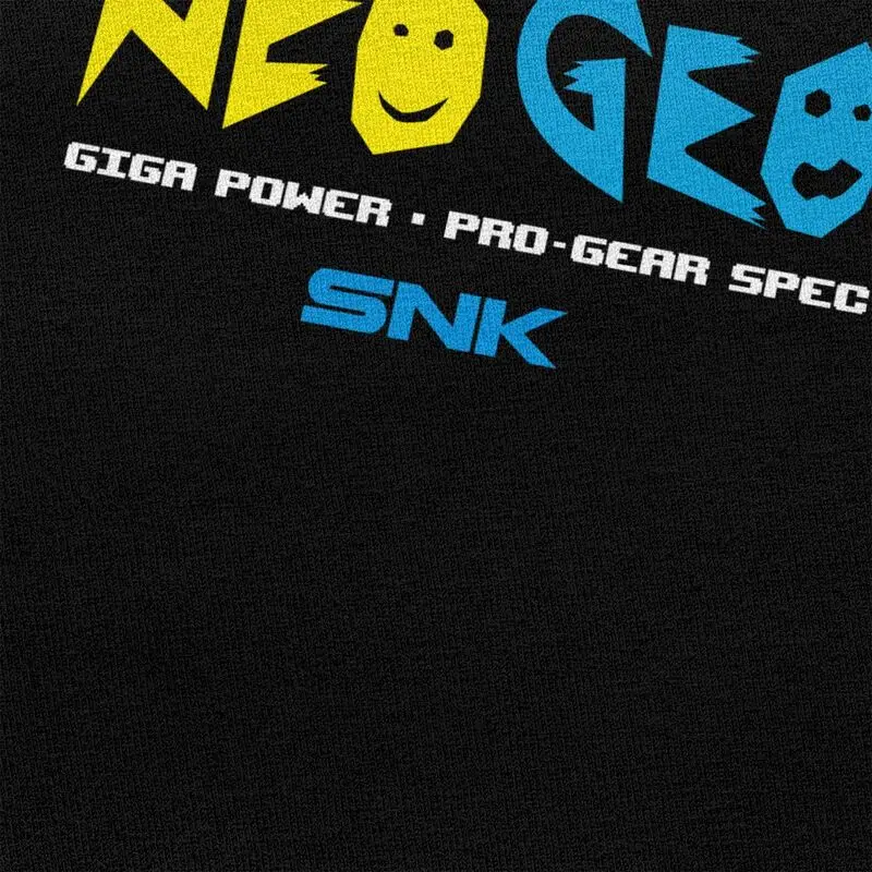 مخصص ريترو ممر لعبة نيو جيو Snk تي شيرت الرجال القطن الخالص تيز التي شيرت موضة تي شيرت