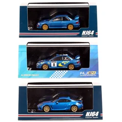 1/64 Scale Subaru Impreza WRC 1997 #8 RAC Rally 22B Sti BRZ STI WRX EJ20 Car Model Diecasts & Toy Vehicles Hobby Japan HJ64 Gift