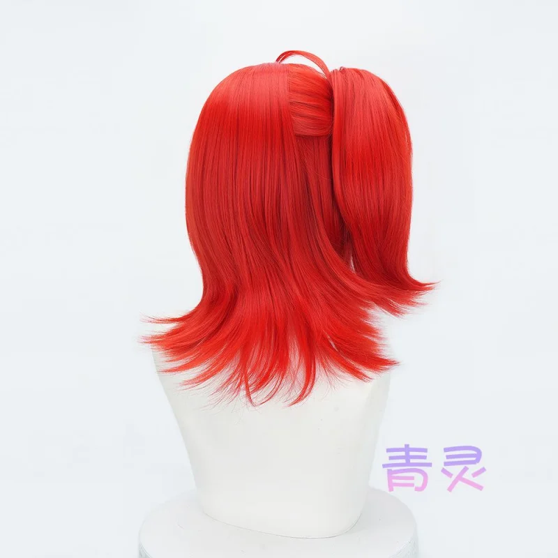 تابوت الغد العهد الجديد Angelscos شعر مستعار أحمر بيري متعدد الطبقات عكسي #5