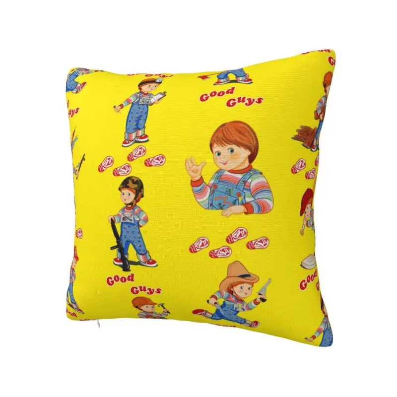 Cartoon Good Guys Chucky Doll Luxury Pillow Cover Living Room Decoration Child's Play Car Cushion