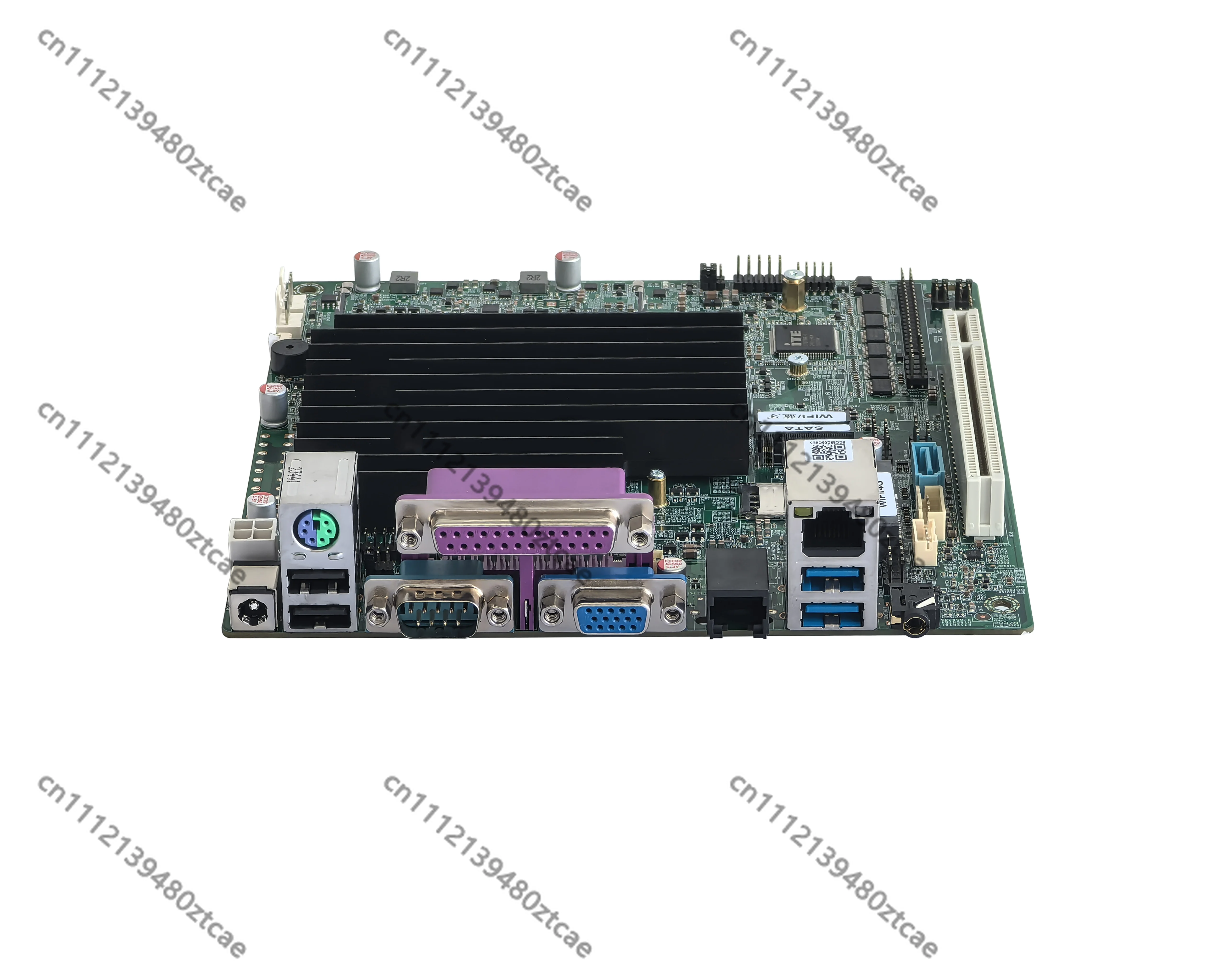 2026 EM6400 POS Motherboard J6412 CPU DC/ATX Power Interface PCI LPT PS/2