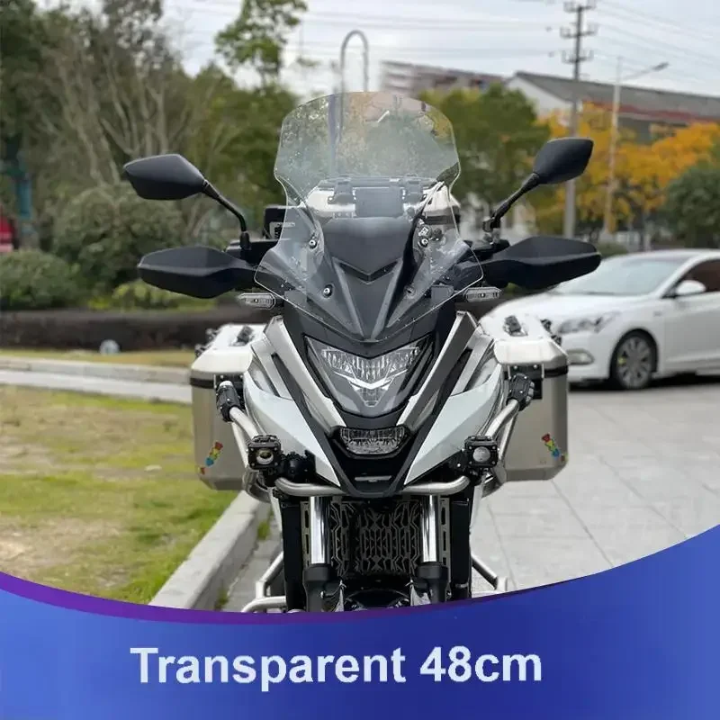 For Honda NC750X Front Windshield NC 750X Windscreen Deflector Panel Protective Cover 2016 2017 2018 2019 2021 2022 2023 2024