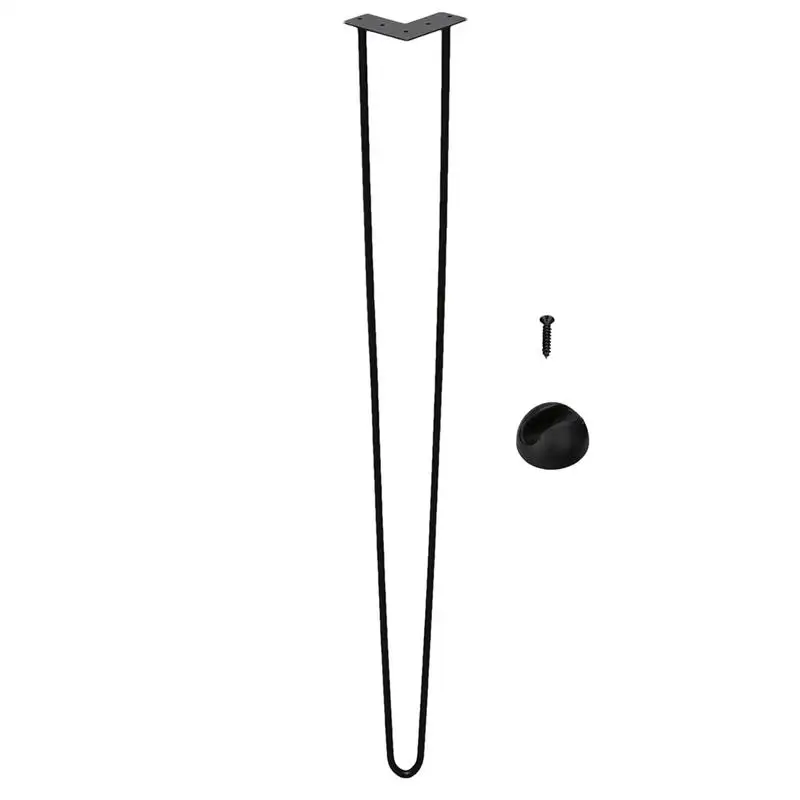 

Metal Table Legs 2X Metal Dining Table Legs Heavy-Duty Feet Base Support For Bench Couch Dresser Furniture Living Room Bedroom