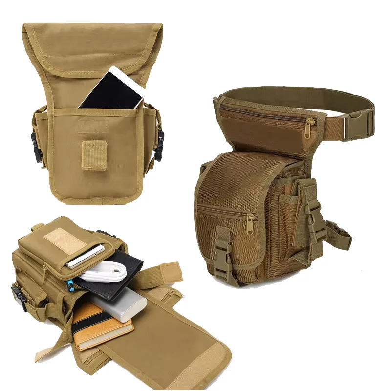 

Adjustable Outdoor Sports Pouch Hunting Accessories Belt Bag Traveling Hiking Bicycle Tactical Leg Bag