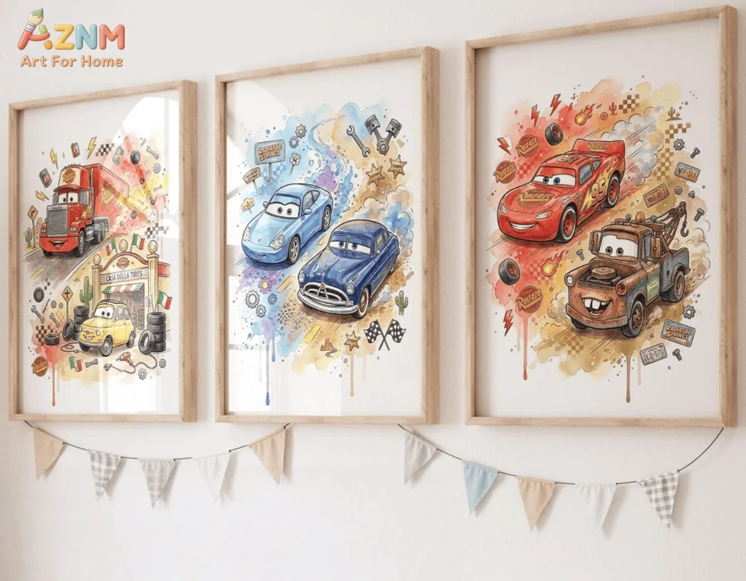 2D Flat Disney Cars…