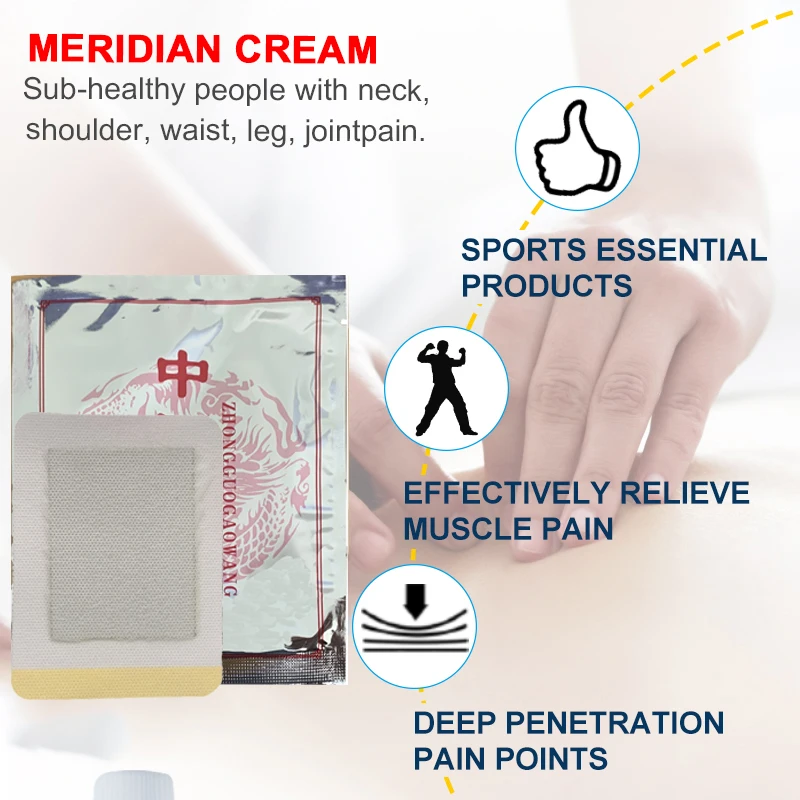 

5 шт. пластыри для облегчения мышц спины и колена Артикул: YGT-2111x5 @ # SMT940yjz