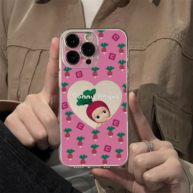 S-Sonnies Angels Summer Fruits Phone Case For OPPO Realme C67 C65 C63 C55 C53 C35 C30 C11 12 10 9 8 7 6 5 3 Pro Plus 4G 5G Cover