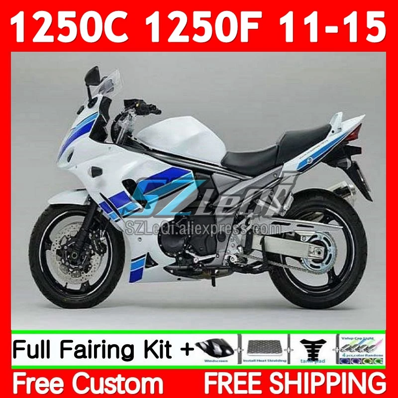 Blue White GSXF1250 For SUZUKI Bandit GSX1250F GSX1250 C 11 12 13 14 15 154No.13 1250 GSX1250C 2011 2012 2013 2014 2015 Fairing