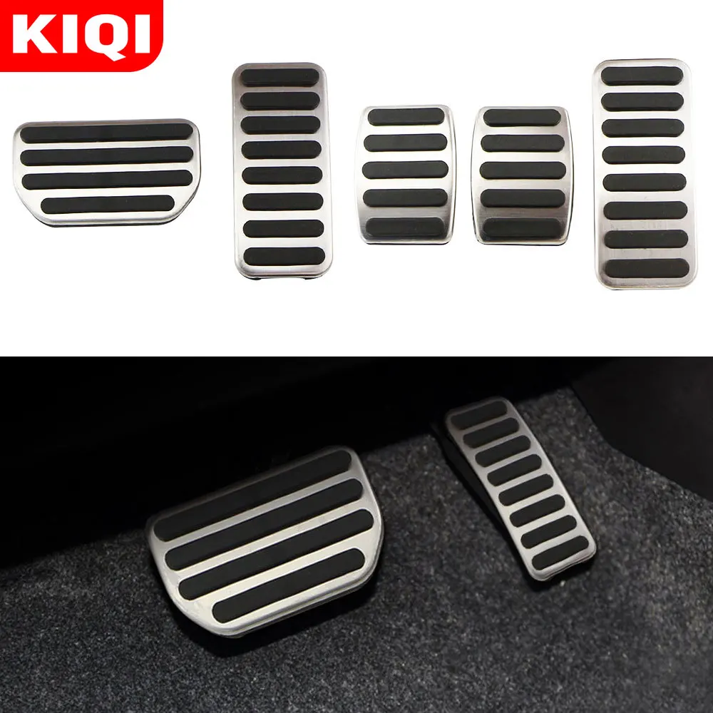 KIQI Stainless Steel Car Pedal Pedals Cover for Suzuki SX4 Aerio Ciaz Vitara S-Cross Splash Ignis Kizashi Sidekick Samurai Parts