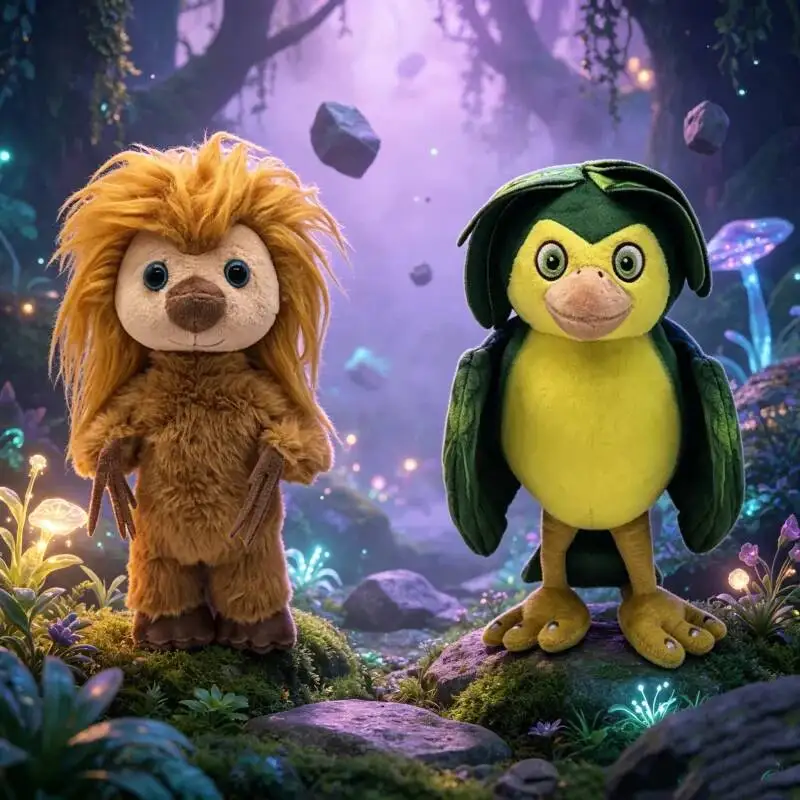 ‌ 2026 Movie Swapped Ollie ‌ Peluche Ivy The Wild Swap Bird Pookoo, jouet en peluche, figurine de personnage de film, cadeau