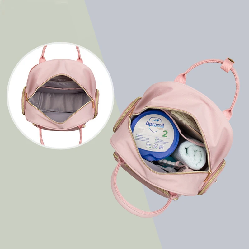 Bolsa impermeable para pañales de bebé, mochila de moda para mamá, mujer embarazada, mochila de repuesto para mamá, bolsa para el cuidado del bebé