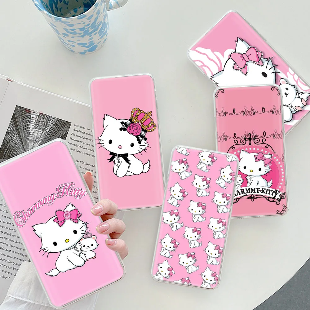 Charmmy Kitty casing transparan untuk Motorola Moto Edge 30 Fusion Neo penutup