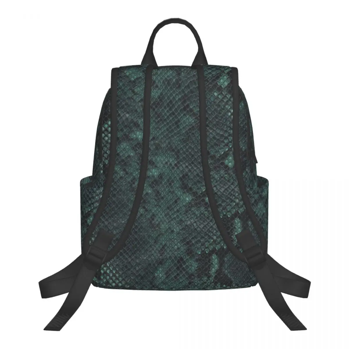 Snake Skin Reptile Student Backpack School Bag Hiking Travel Daypack for Boys Girls Bookbag Shoulder Bags