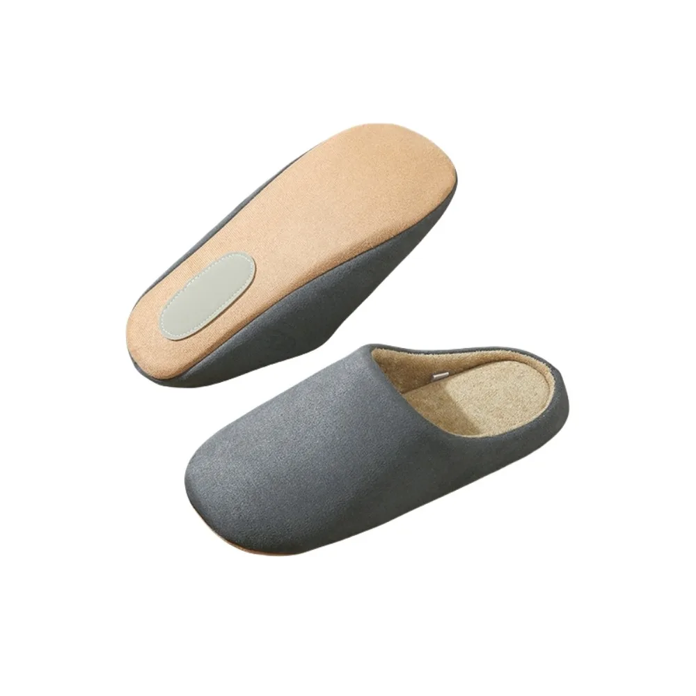 

Japanese Style Casual Suede Nap Slippers Simple Anti-slip Closed-toe slippers Flats House Shoes Indoor Slippers Women Female