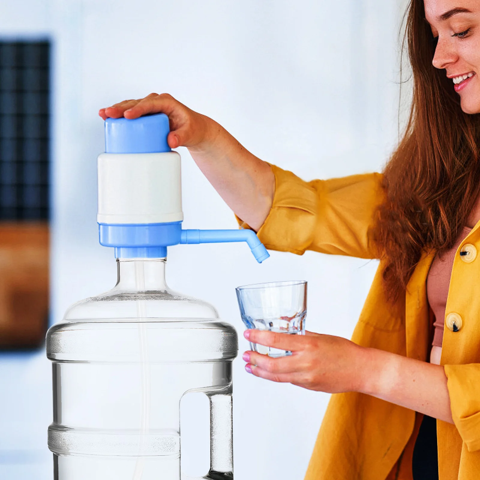 

7.5L Large Capacity Container Clear Drinking Storage Bucket Portable Outdoor Camping Water Jug Durable Water Barrel For