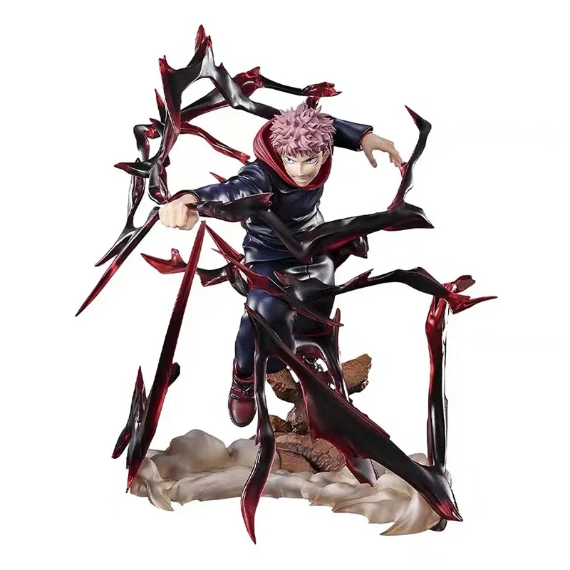 Anime Jujutsu Kaisen Action Figur Spielzeug 19cm Itadori Yuji Figuras Manga Figur GK Statue PVC Modell Puppe Geschenk für Kinder