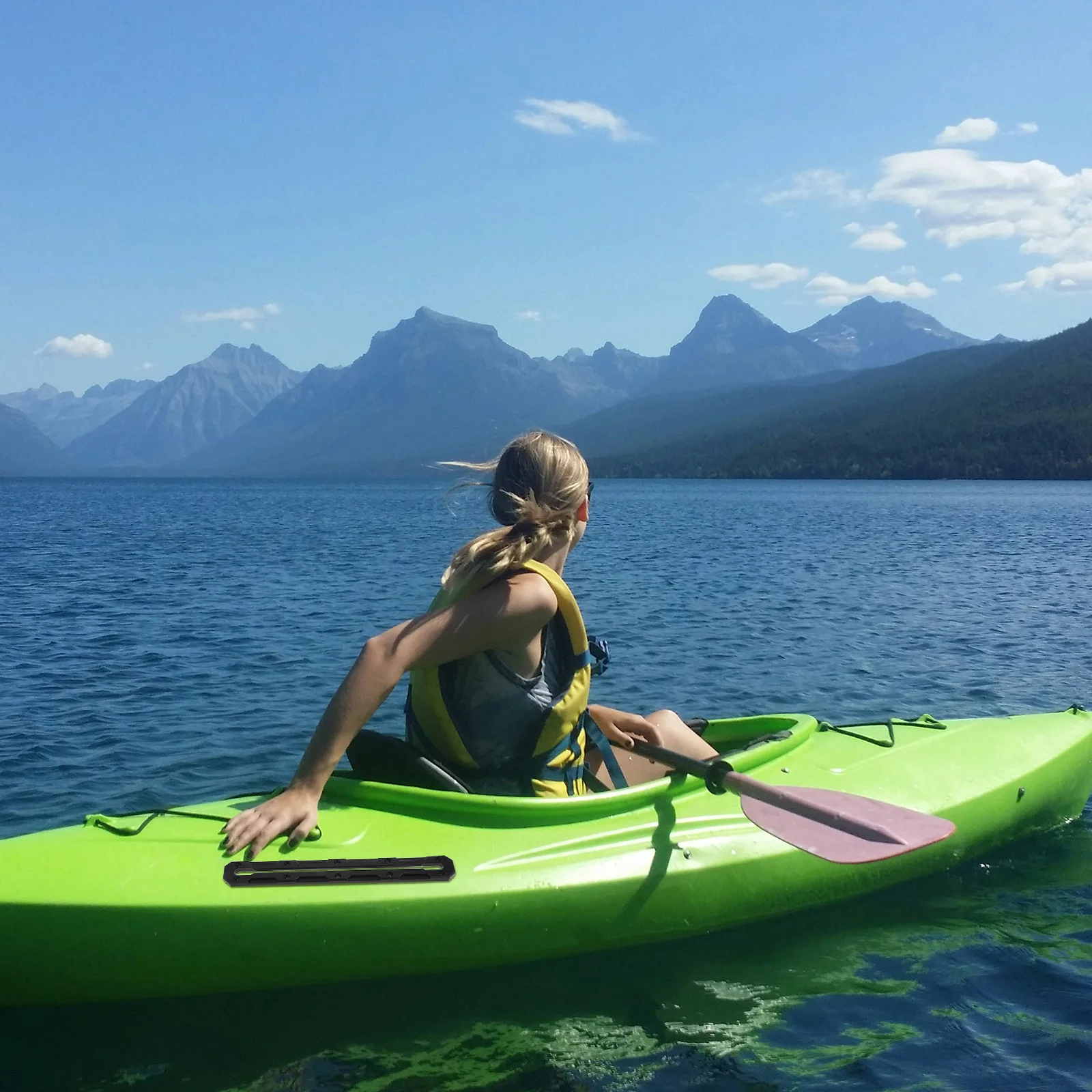 

Kayak Track Mount Rod Holder Durable Plastic Fishing Accessories Marine Hardware Kayak Fishing Gear Track Base