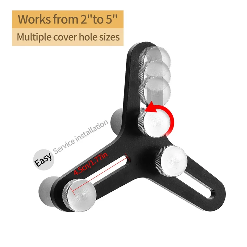 

NEW-For End Gap Fit Piston Ring Squaring Tool Universal 2-5 Inch Bores,Aluminum Engine Piston Ring Tool