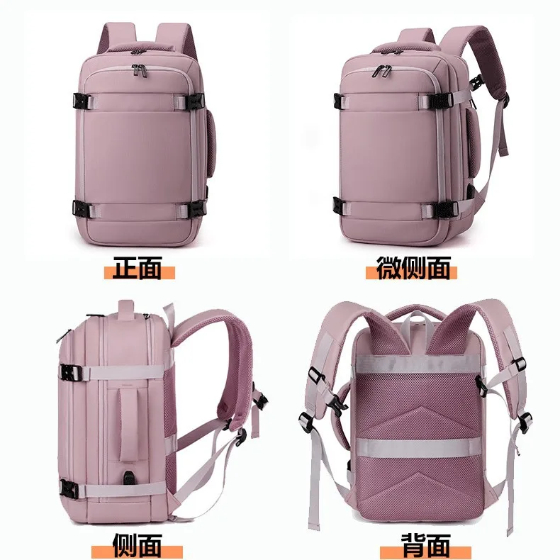 

Boarding bag, vacuum compression belt, shoe compartment, simple backpack, small size backpack manufacturer