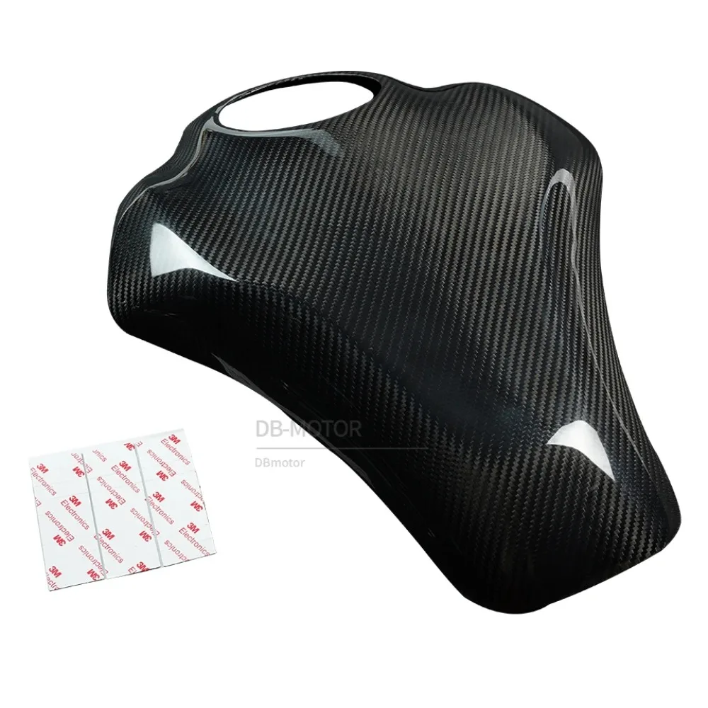 Real Carbon Fiber Fuel Tank Pad Cover Sticker Fit For Kawasaki Z 900 Z900 2017 2018 2019 Motorcycle Fuel tank Protection Cover