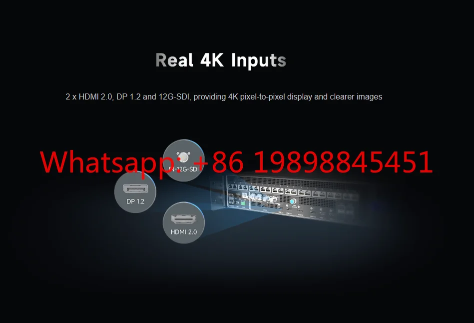Novastar VX2000PRO All‑in‑One Video Processor，Low Latency 4K@60Hz，Industrial Automation Smart City LED Controller