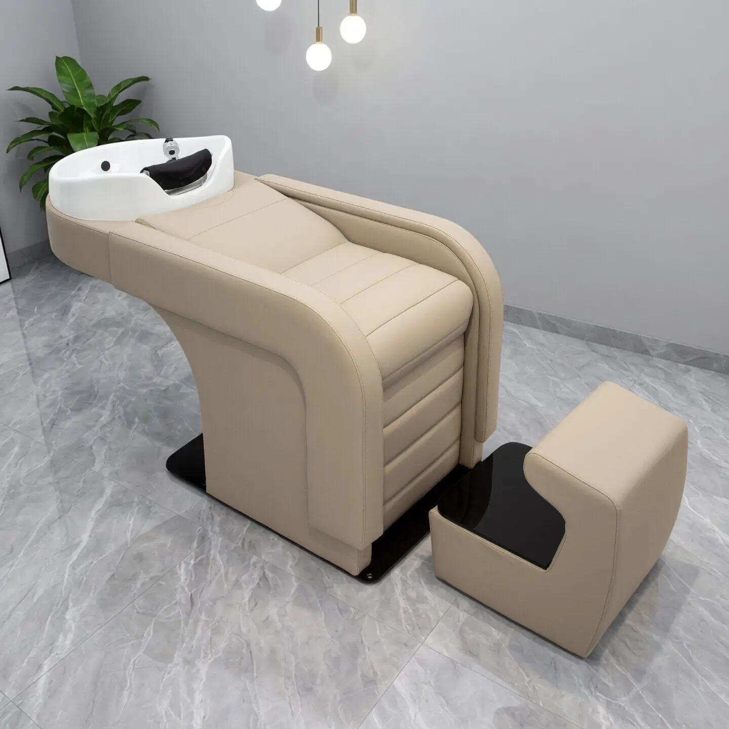 Wash Shampoo Bed Styling Cosmetology Massager Barber Wash Shampoo Bed Beauty Salon Lavacabezas Profesional Barber Equipment