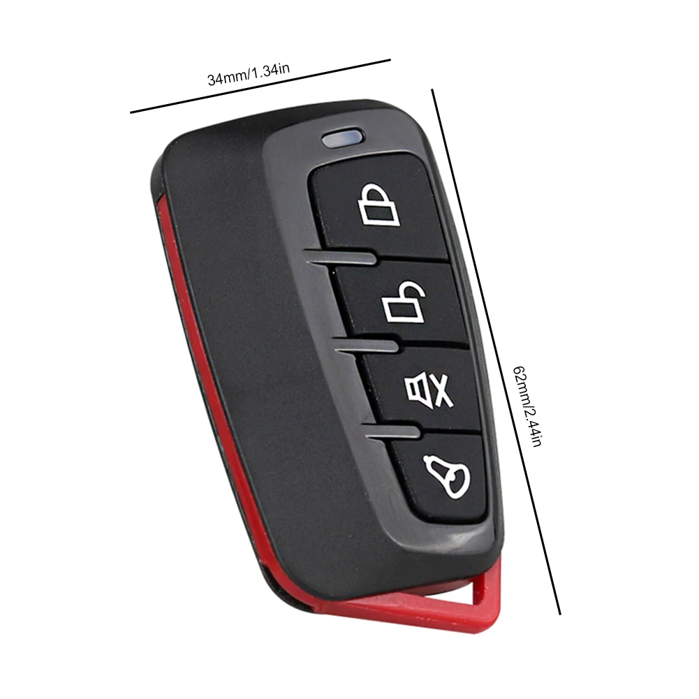 315 MHz/433 MHz Garage Door Opener Wireless Learning Code 4 Button Cloning Remote Control Duplicator Remote for Garage Door Gate