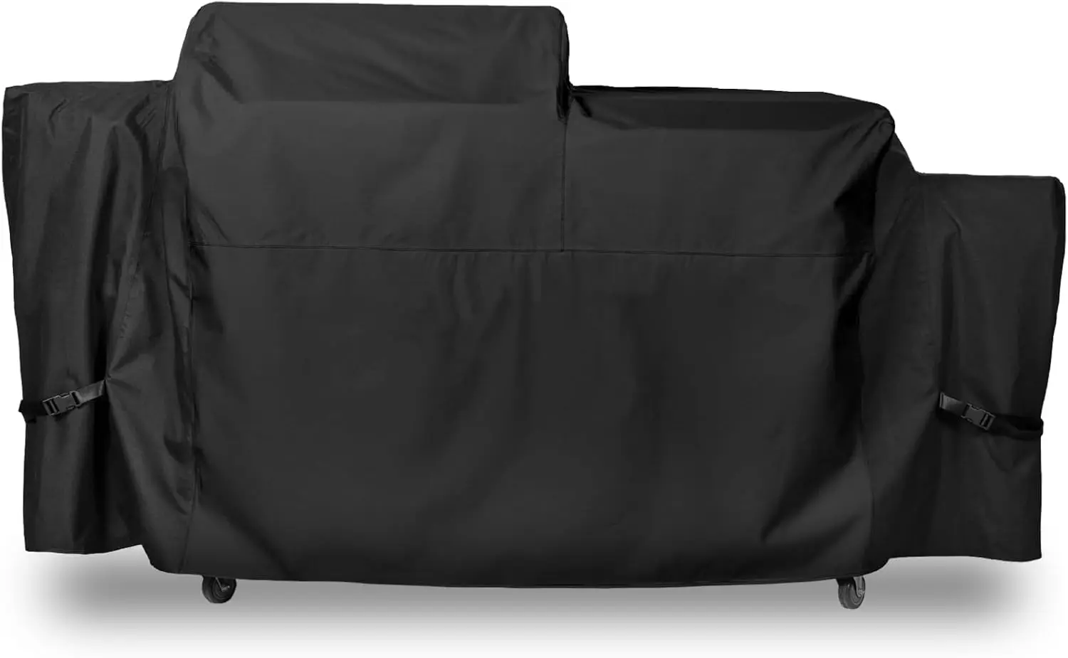 

Heavy Duty Waterproof Grill Cover for 22-Inch Griddle and Pellet Grill Combo, 600D Oxford Fabric with Windproof Straps, Black