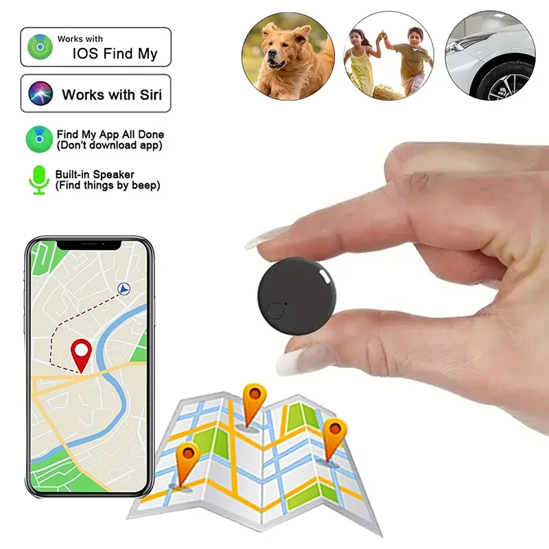 

Mini GPS Tracker Device Anti-Lost Reminder For Pet Kid Bag Key Wallet Smart Bluetooth Connected IOS / Android App Finder Locator