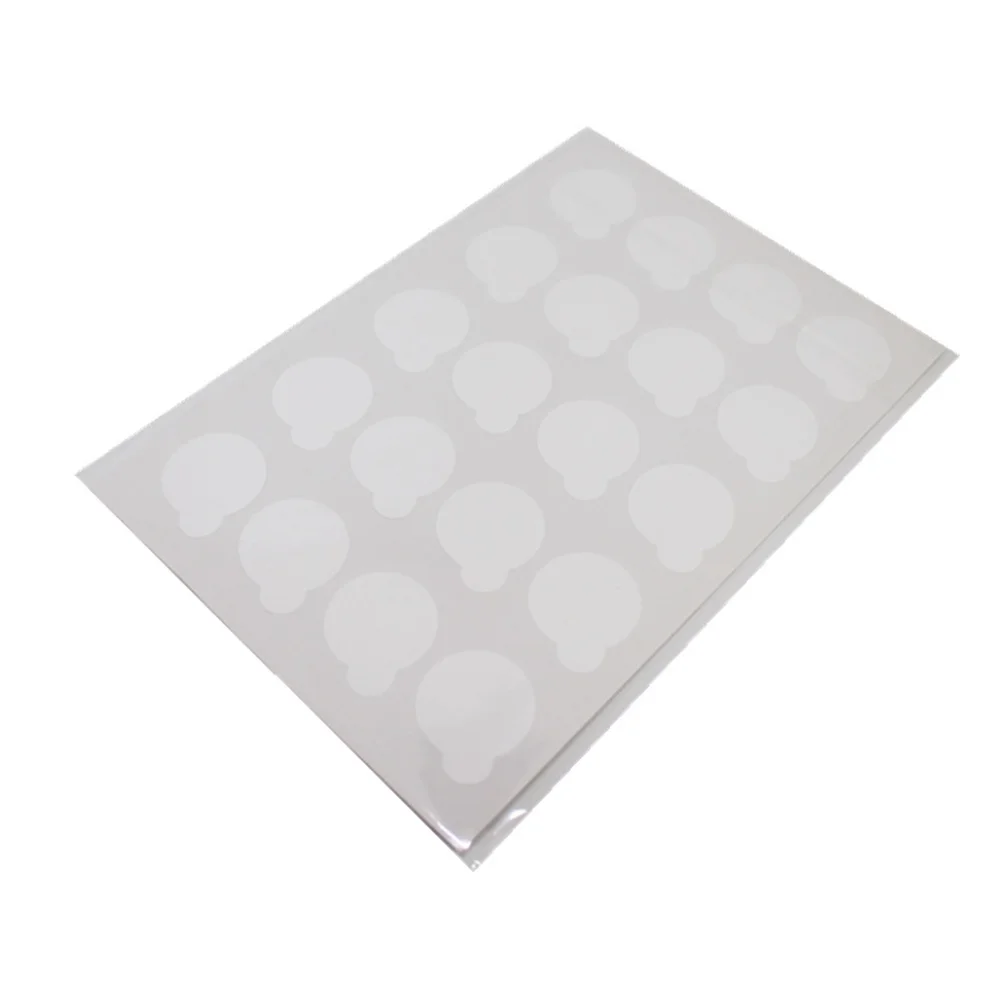 100 Stuks Wegwerp Wimper Lijm Pad Stickers Herbruikbare Make-Up Tool Voor Uitlopende Wimpers Extension Pakking Lijm Houder