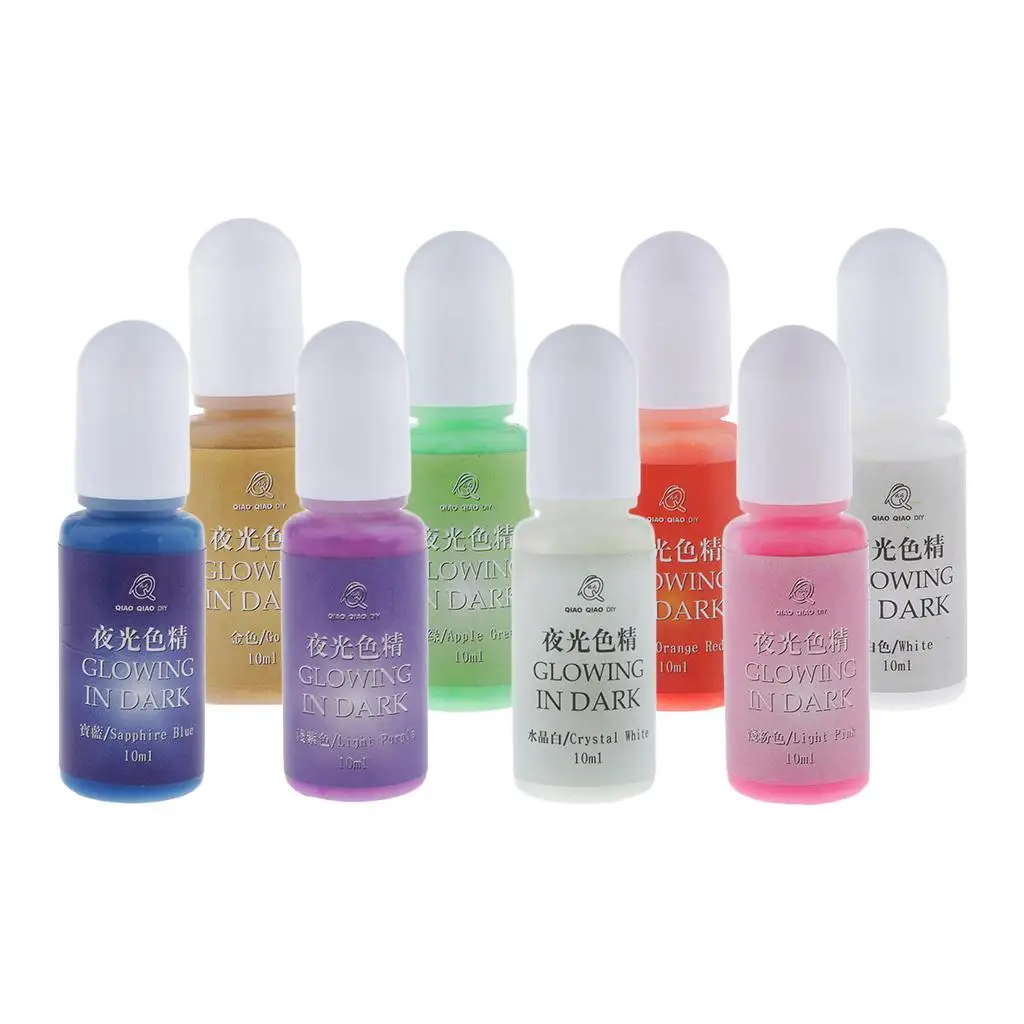 Glow in the Dark Pigments Dye Resin Colorant Liquid Luminous Pigment for Epoxy Resin Casting and Coating Work