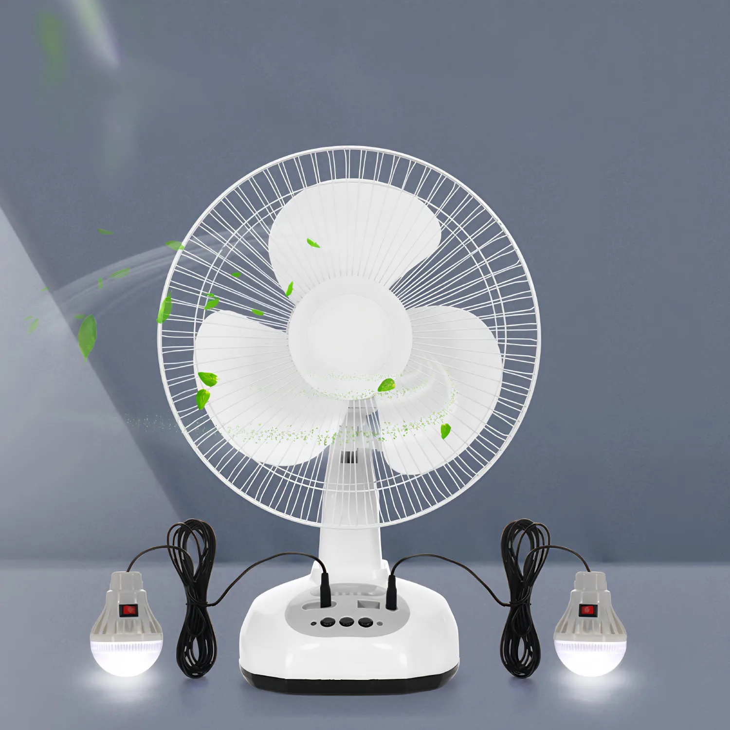 

Tom AutoIn Stock 16-Inch Outdoor Adapter Standing Fans High Speed 9 Volt DC Solar Powered Electric Rotatable Plastic for Househo