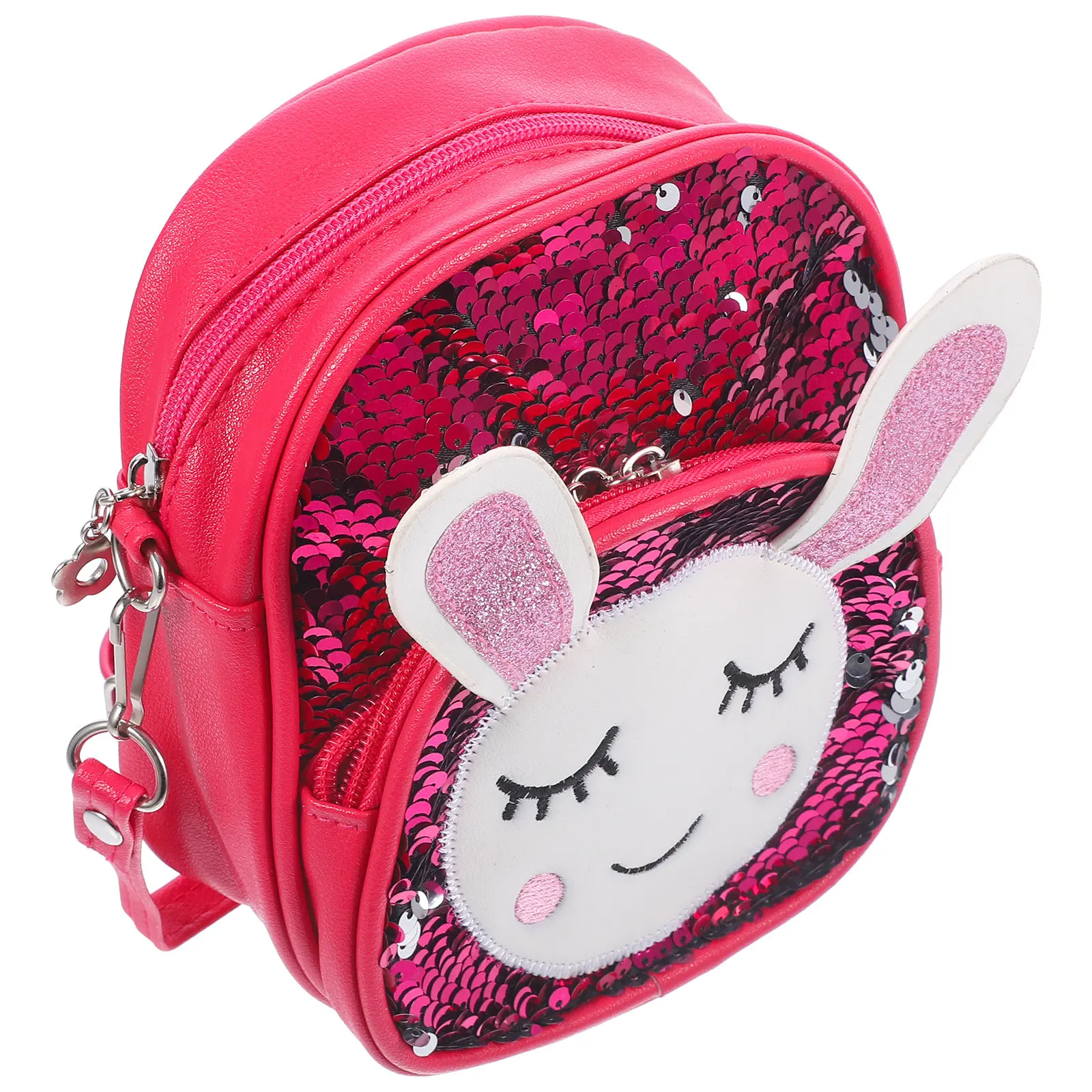 

Яркий детский рюкзак-кролик для девочек, легкая школьная сумка через плечо для повседневного использования и походов