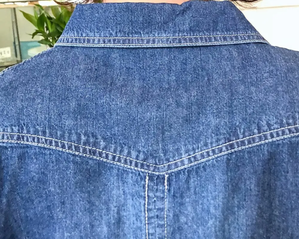 Chemise en Denim à Manches sulfpour Femme, Veste Fine, Décontractée, Vintage, Col Rabattu, à la Mode, Printemps et Automne, 2024