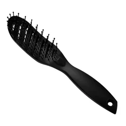 Pro Hair Salon Anti-static Heat Curved Vent Comb Rows Tine Brushes Hair Scalp Massage Combs Hairdressing Tools