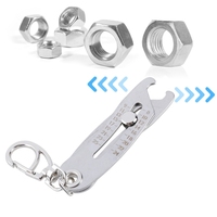 Portable Precise Thread Size Checker Keychain Nut And Thread Checker Size Finders Keychain Quick Hand Measuring