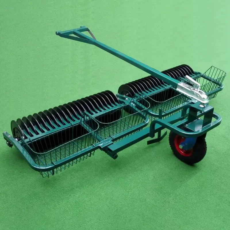 Driving Range Equipment Automatic Golf Ball Collection Machine 2.2m Twin Line Golf Range Ball Picker for Sale