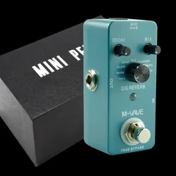 M-Vave Dig Reverb Guitar Electric Acoustic Multi Effects Pedal 9 Reverb Types True Bypass Musical Instrument Guitar Effect Pedal