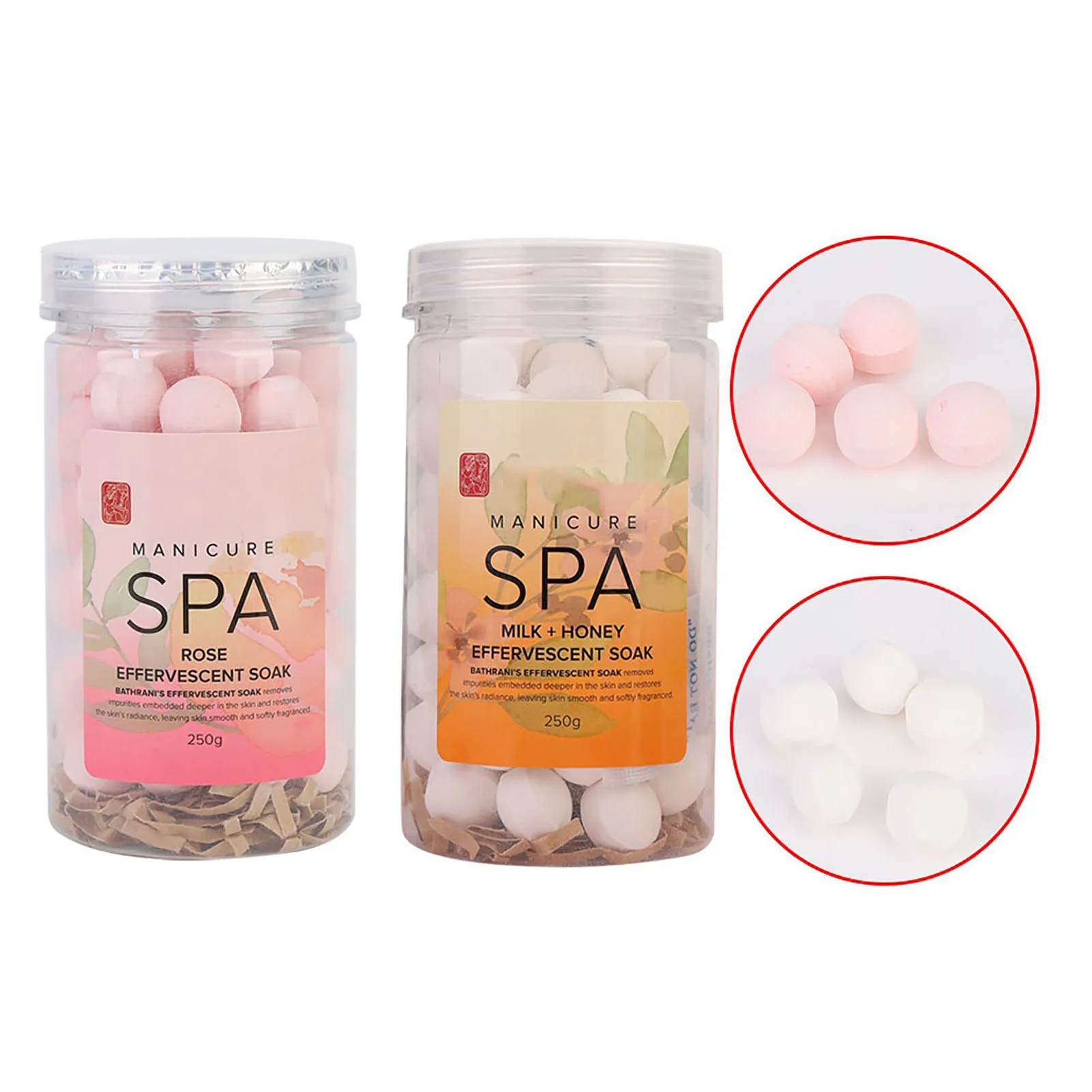 เล็บแต่งเล็บสปาฟู่แช่บอลลบ Dead Skin Cuticles Moisturizing Tender ผิวเล็บสปา Effervescent Soak Ball