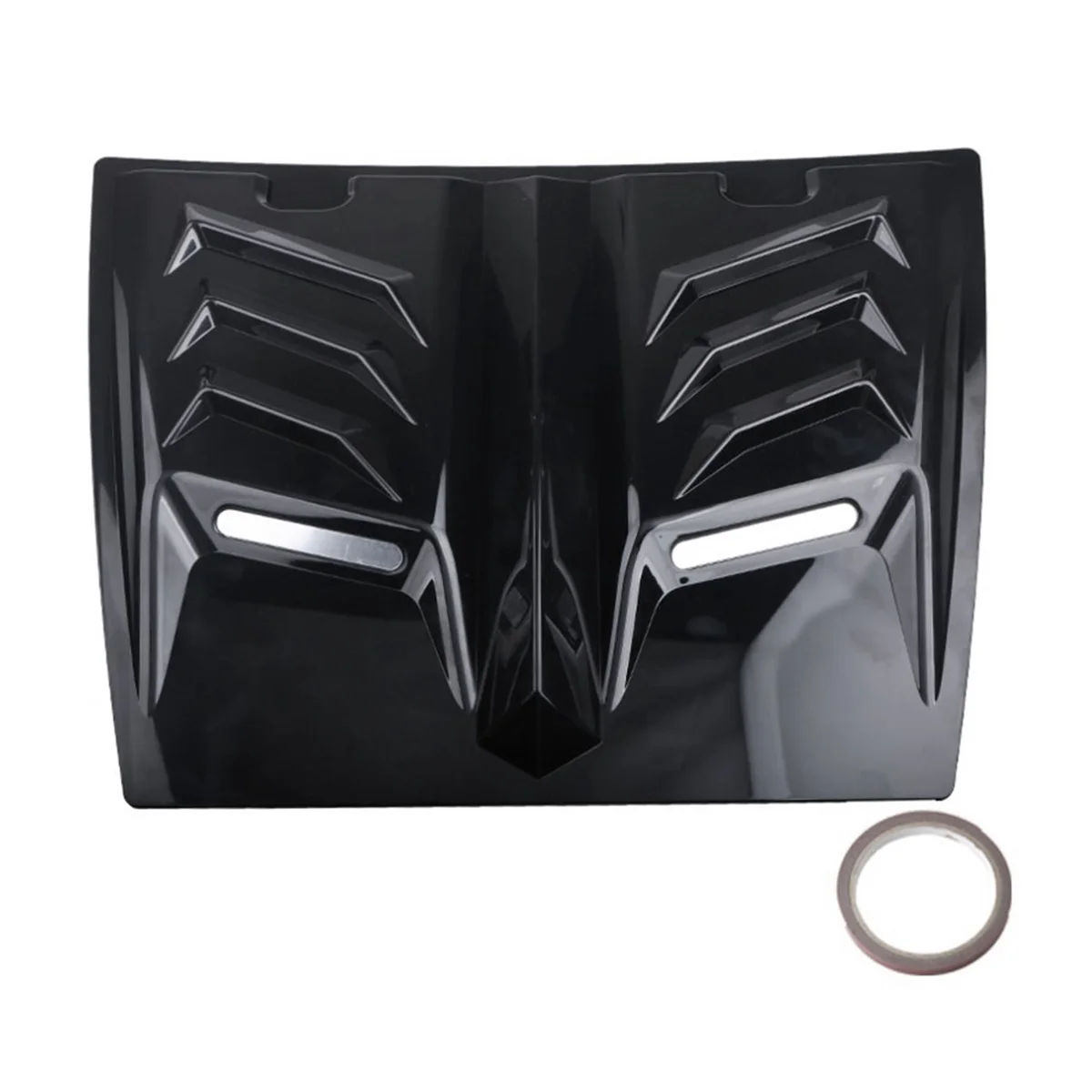 

Car Air Flow Intake Hood Scoop Vent Bonnet Decorative Cover Center Side Air Outlet Hood Universal Auto Exterior Access B -X39A