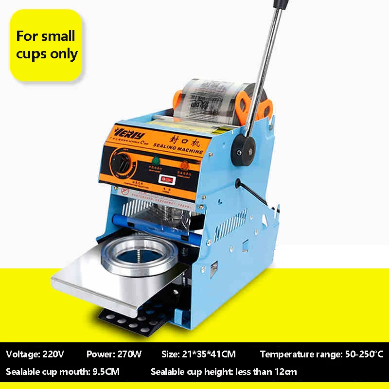 

Full Automatic Cup sealer Cup Sealing machine Bubble tea machine for 9.5CM Paper Milk tea/Coffee cup Boba Tea