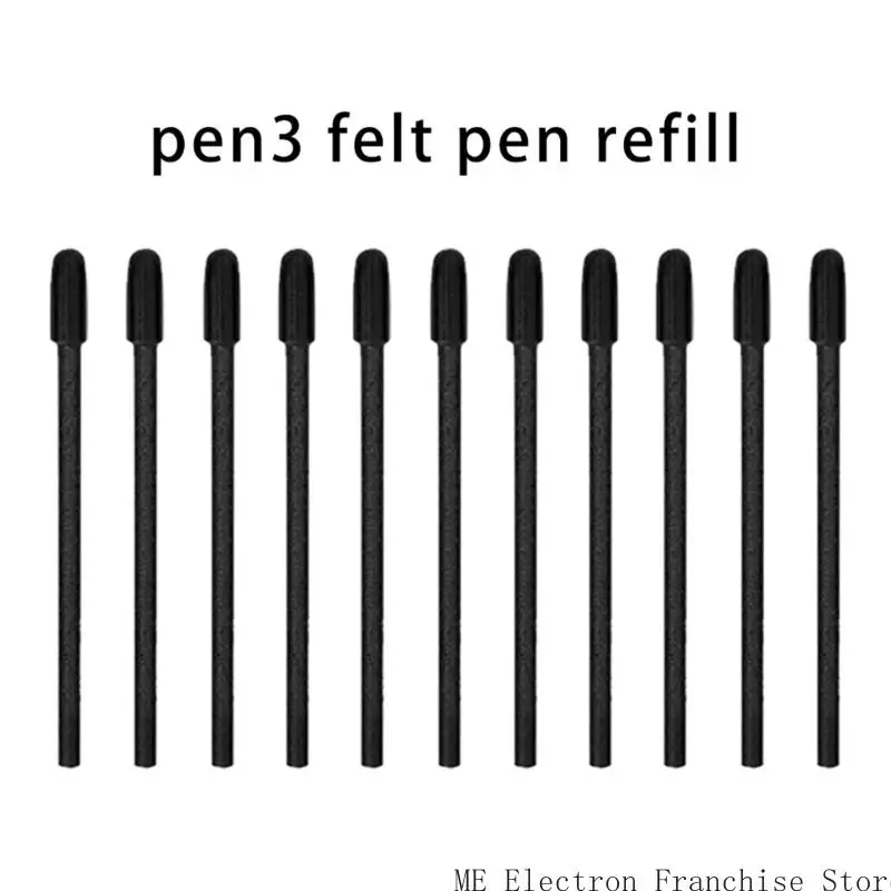

10Pcs Felt Pen Nibs and Holder For Pen 3 PTK470 PTK670 PTK870 DTH135 DTH172 Digital Art Pen Tips Durability