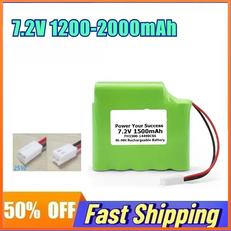 

7.2v 2000mAh Ni-MH Rechargeable Battery for Neuromuscular Stimulator A1B DK7-088-0200 Electric Shaver Children's toys