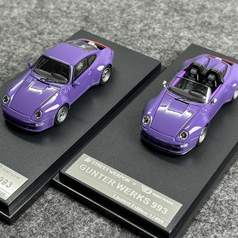 

SW 1:64 Gunther Werks 991 Remastered Convertible alloy car model
